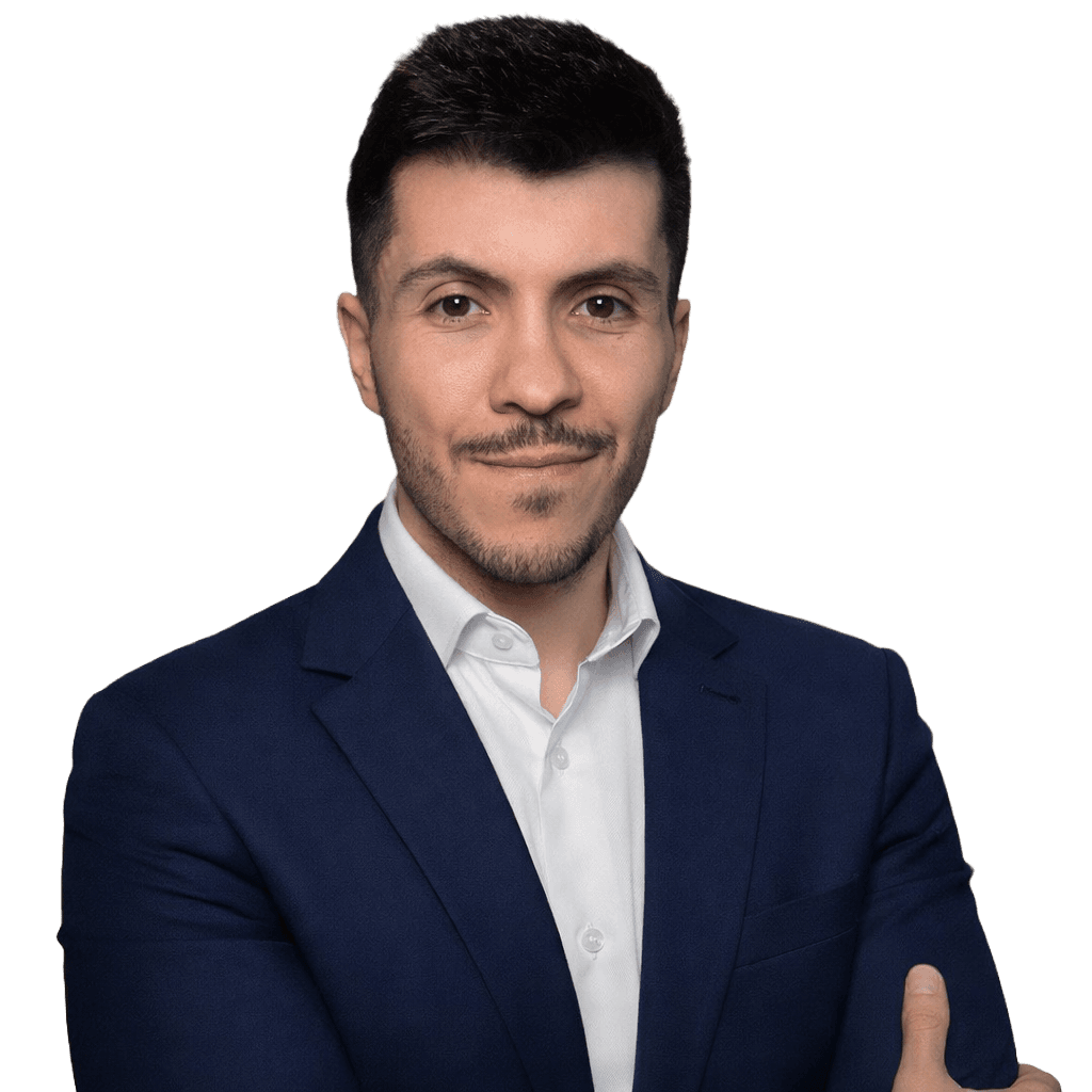 Upper-body portrait of Andrei Susu